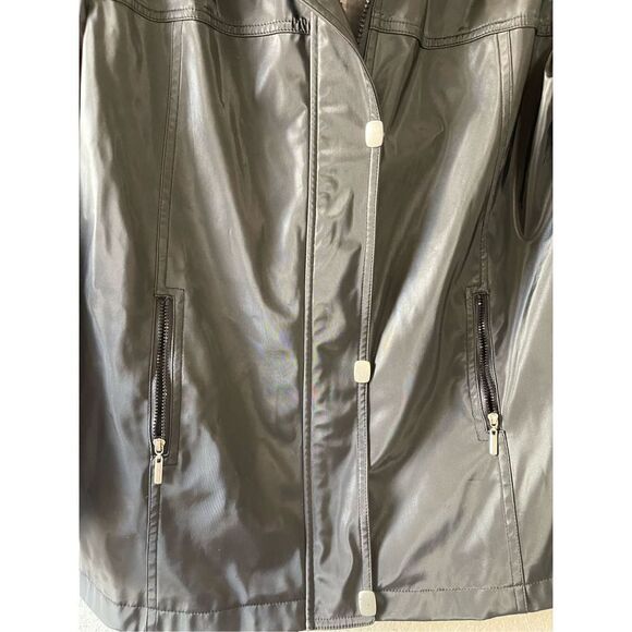 Vintage‎ 90s PU women’s jacket size small - Picture 4 of 8